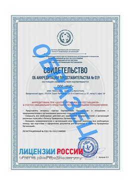 Свидетельство аккредитации РПО НЦС Фролово Сертификат РПО